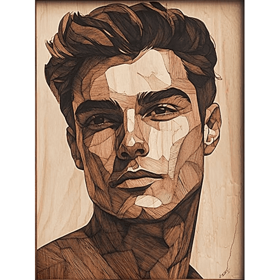 Portrait Man Decorative Painting/Canvas Art Perfect for Living Room Bedroom Office Study Room Dining Room Gallery Studio Hallway and as a Unique Gift Modern Home Decor Art Collection.