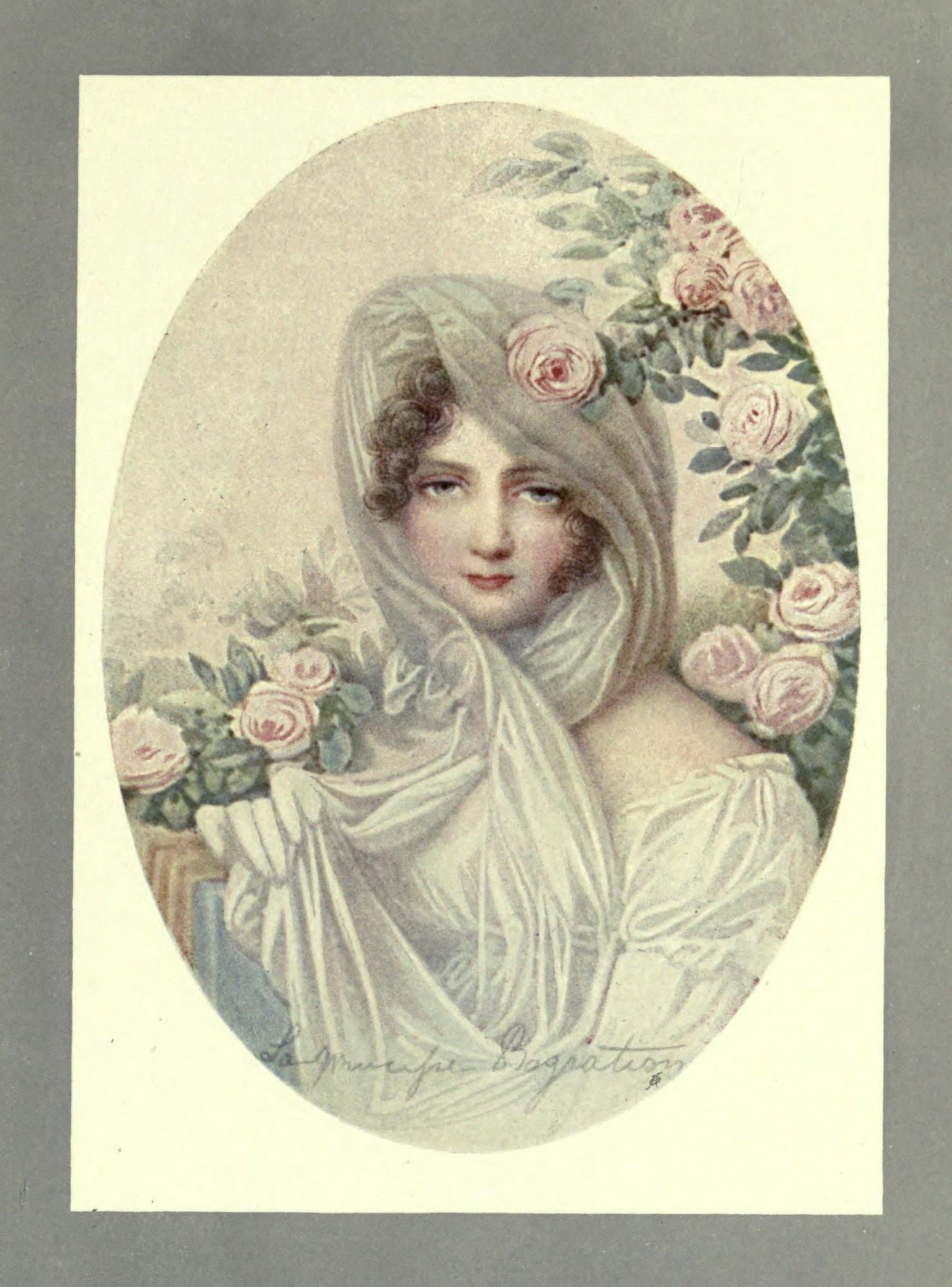Portrait Miniatures 1910 Katharina Canvas Art - Jean-Baptiste Isabey (18 x 24)