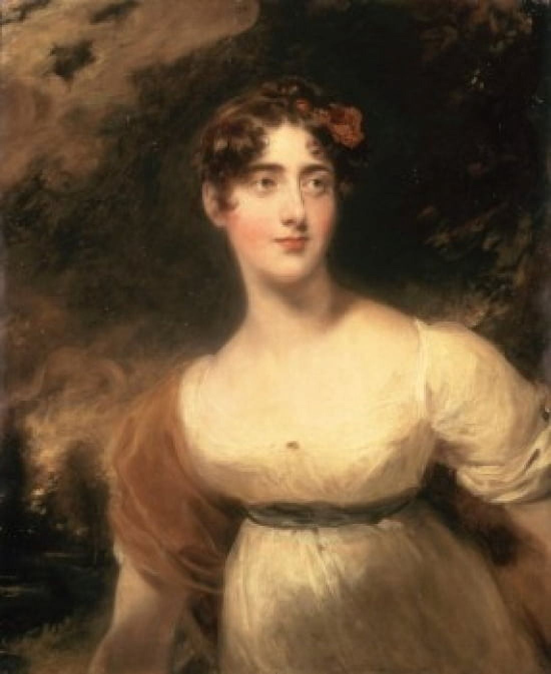 Portrait of Mylady Raglaun Sir Thomas Lawrence (1769-1830 British) Oil on Canvas Hermitage Museum St Petersburg Canvas Art - Sir Thomas Lawrence (24 x 36)