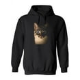 thumbnail image 1 of Portrait Of A Cat Hoodie Women -SPIdeals Designs, Female x-Large, 1 of 4