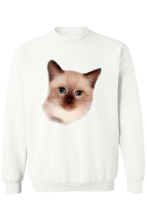 Portrait Of A Cat. Sweatshirt Women -Image by Shutterstock, Female Small