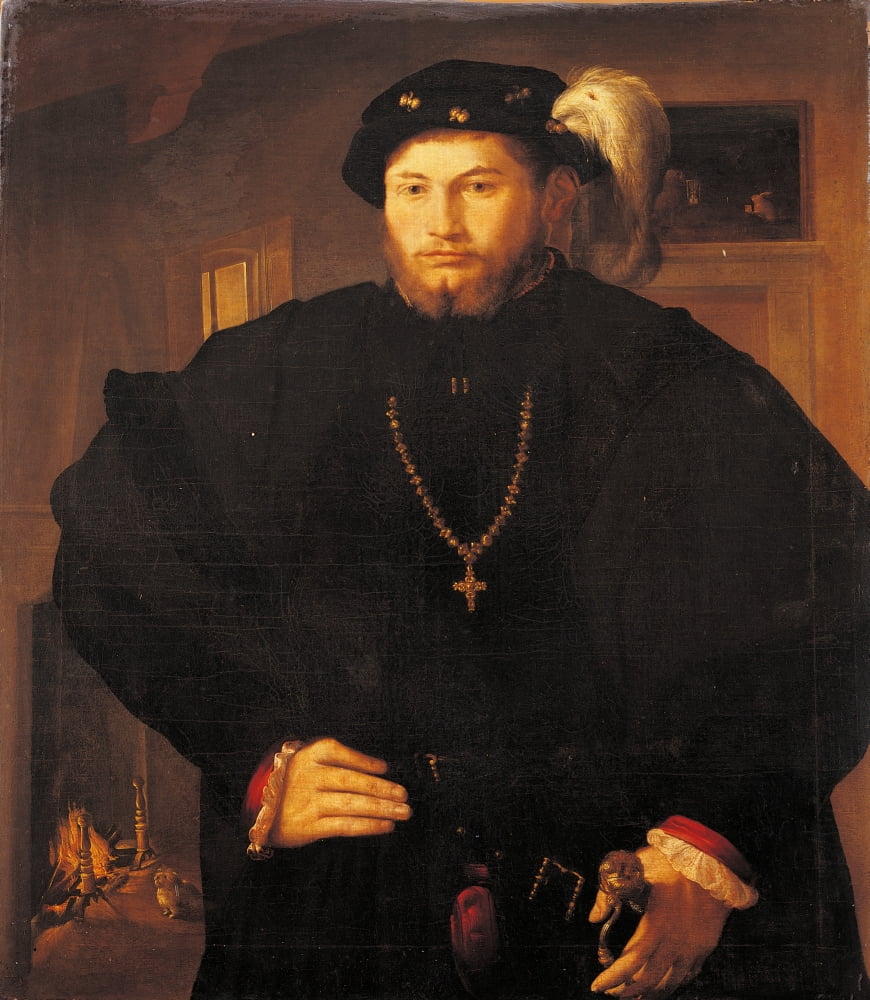 Portrait Of A Gentleman Canvas Art - (18 x 24)