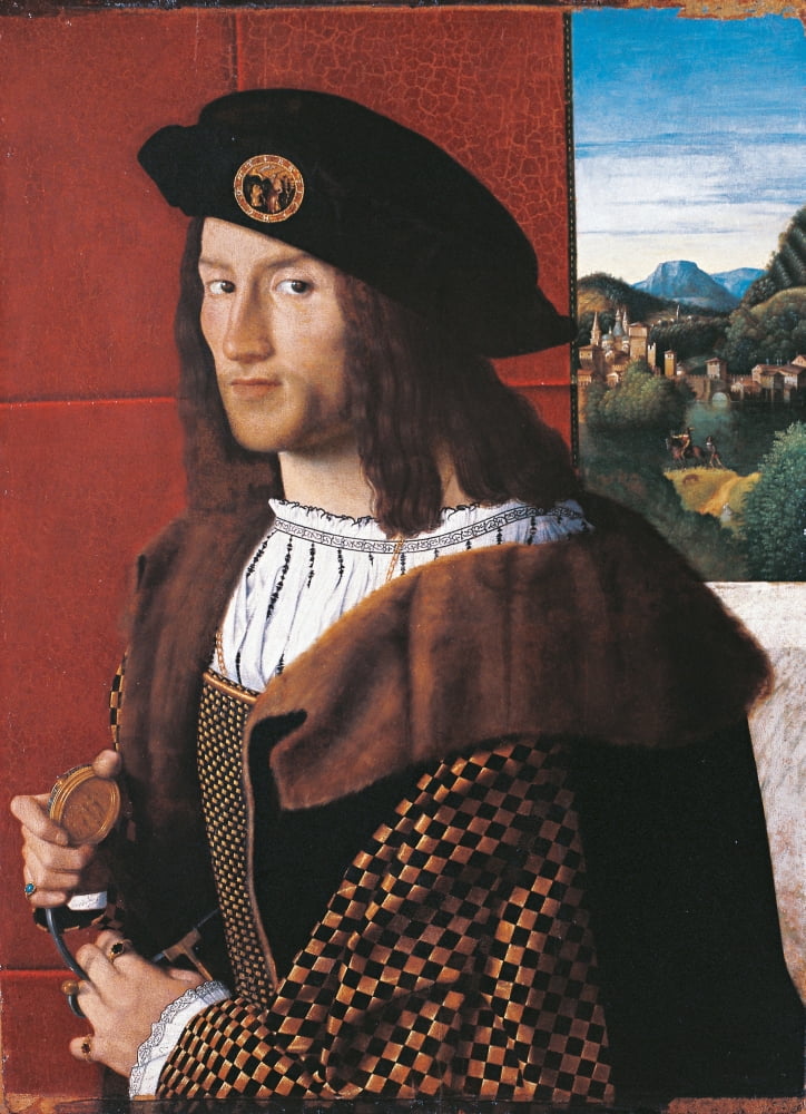 Portrait Of A Gentleman Canvas Art - (18 x 24)