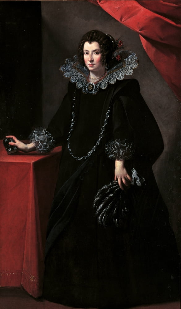 Portrait Of A Gentlewoman Canvas Art - (24 x 36)