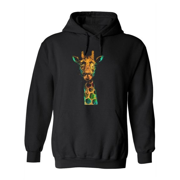 Portrait Of A Giraffe Hoodie Women -SPIdeals Designs, Female Medium