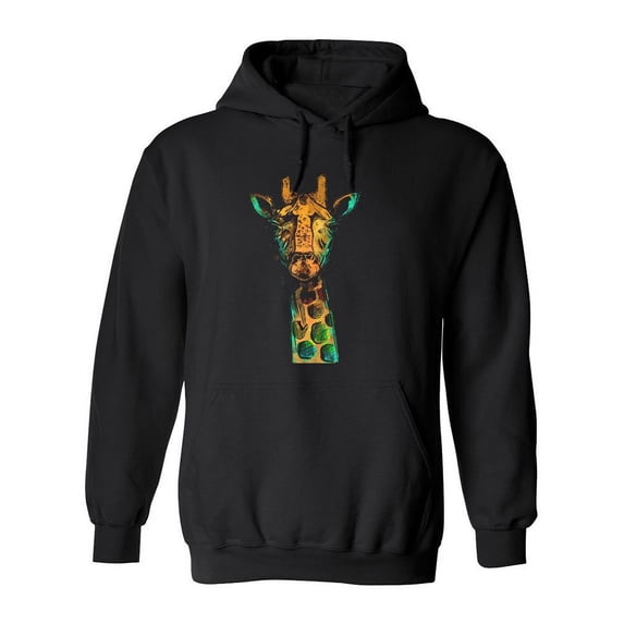 Portrait Of A Giraffe Hoodie Women -SPIdeals Designs, Female x-Large