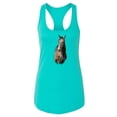 thumbnail image 1 of Portrait Of A Horse. Racerback Tank Women -SPIdeals Designs, Female Small, 1 of 4