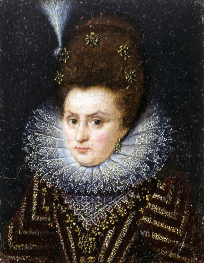 Portrait Of A Lady Canvas Art - (18 x 24)