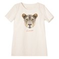 thumbnail image 1 of Portrait Of A Lioness Printed Linen Cotton Vintage Mini Shift Dress WDS_06 8, 1 of 1