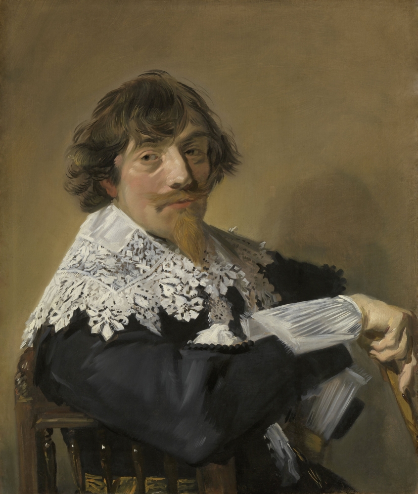 Portrait Of A Man Canvas Art - (18 x 24)