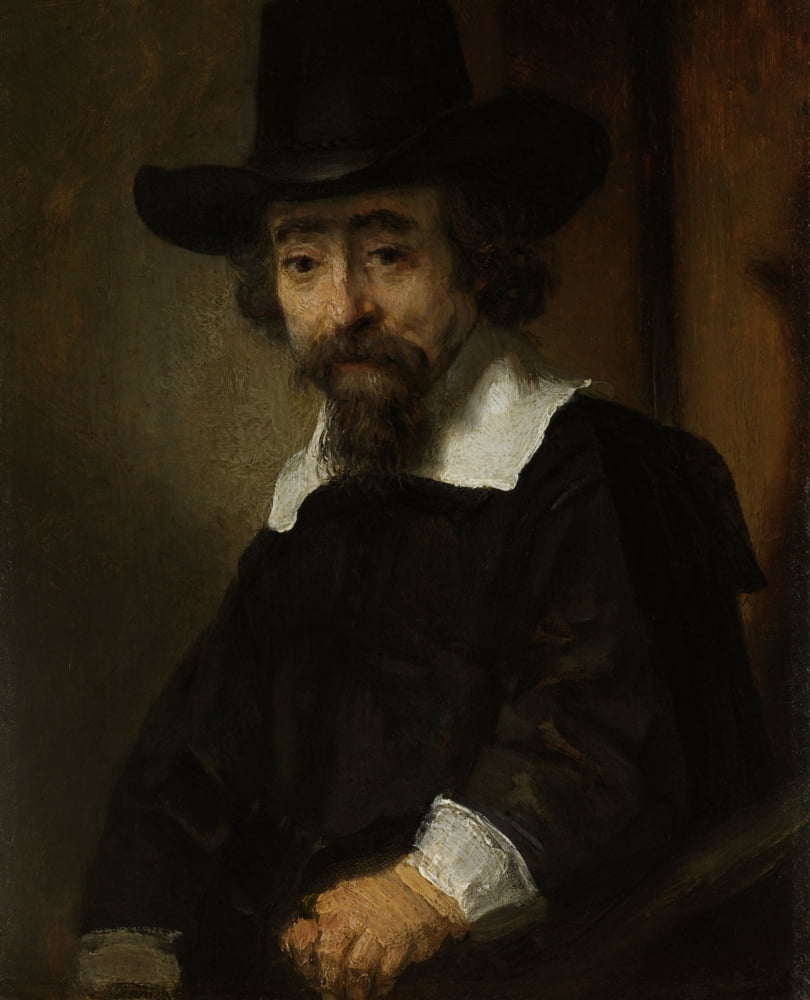 Portrait Of A Man Canvas Art - (18 x 24)