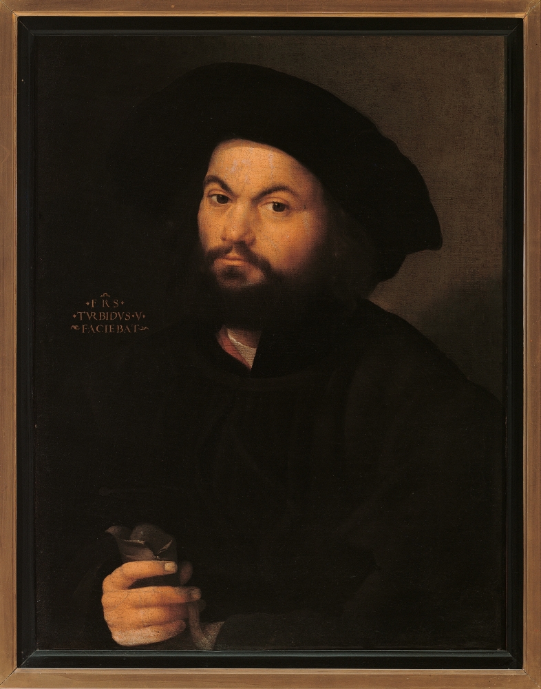 Portrait Of A Man Canvas Art - (24 x 36)