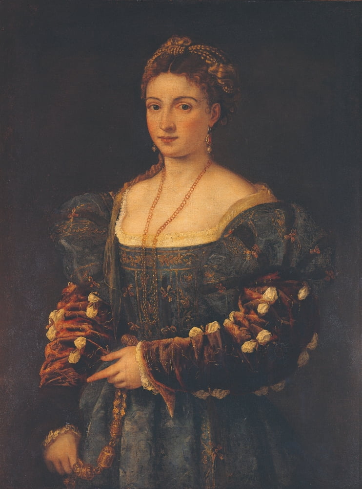 Portrait Of A Noblewoman Canvas Art - (24 x 36)