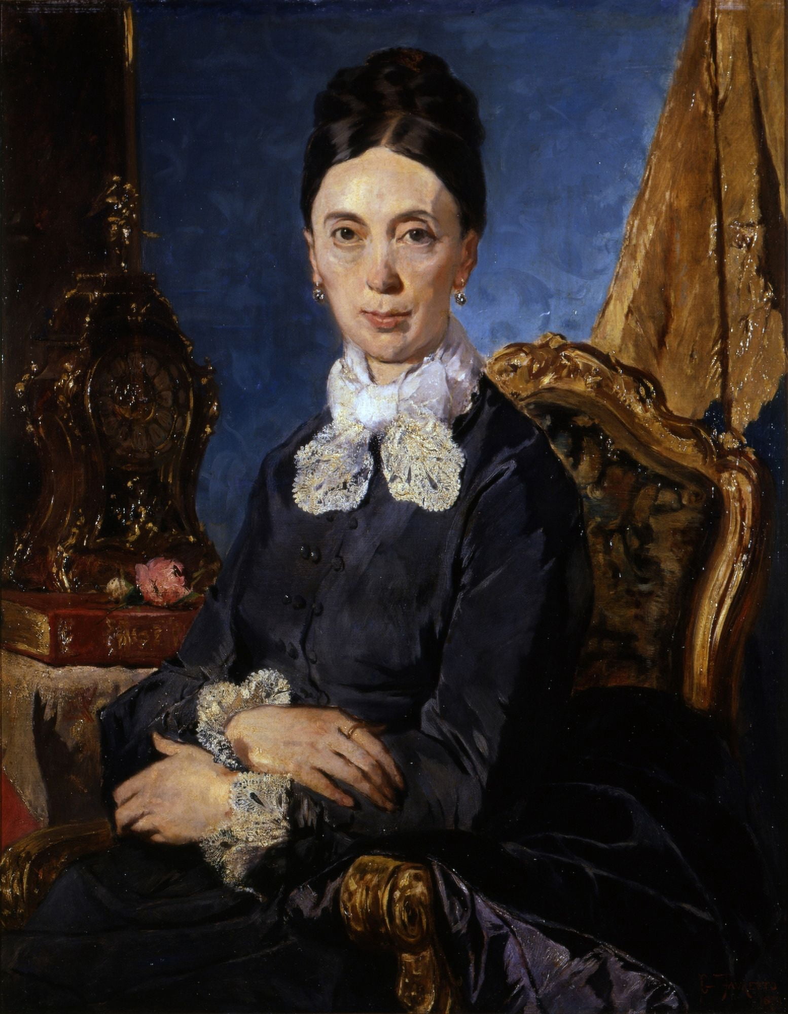 Portrait Of A Relative Canvas Art - (18 x 24)