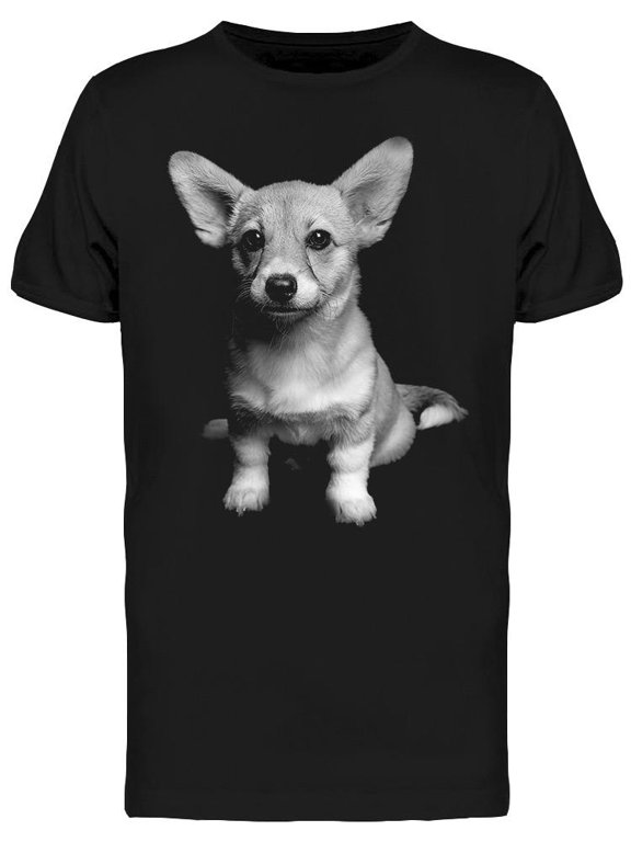 Portrait Of A Sad Corgi Dog T-Shirt Men -Image by Shutterstock Men T-Shirt, Male Large