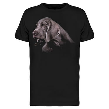 Portrait Of A Weimaraners Face T-Shirt Men -Image by Shutterstock, Male Medium