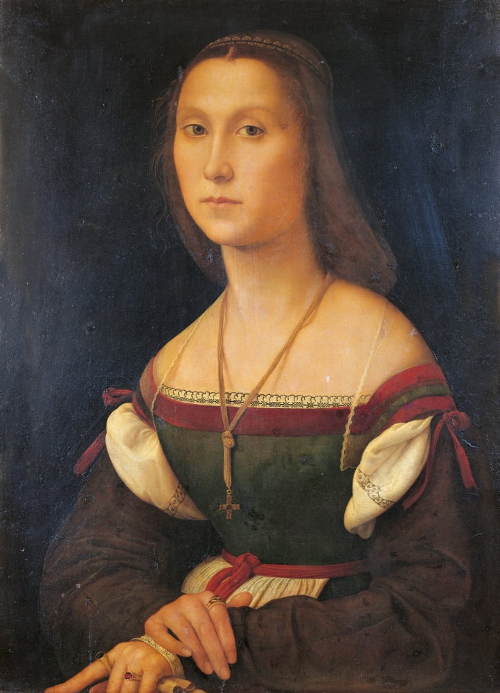 Portrait Of A Woman (La Muta) Canvas Art - (18 x 24)