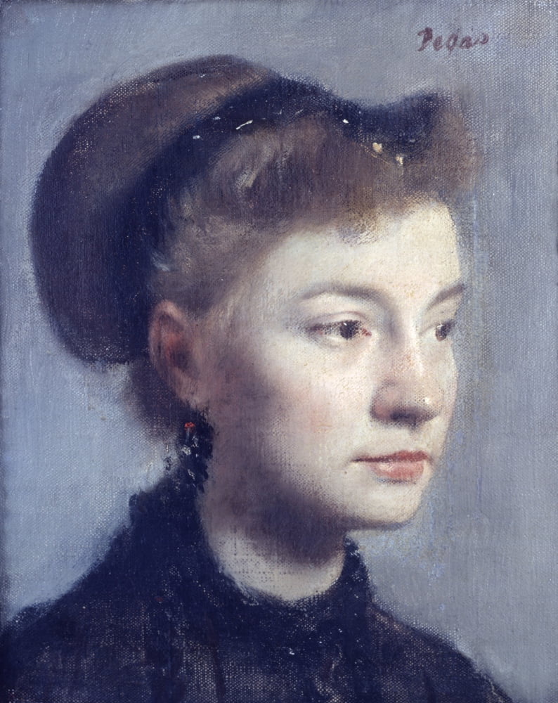 Portrait Of A Young Lady (Ritratto Di Giovane Donna) Canvas Art - (24 x 36)