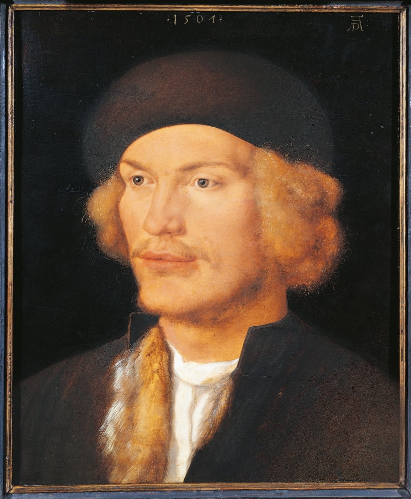 Portrait Of A Young Man Canvas Art - (18 x 24)
