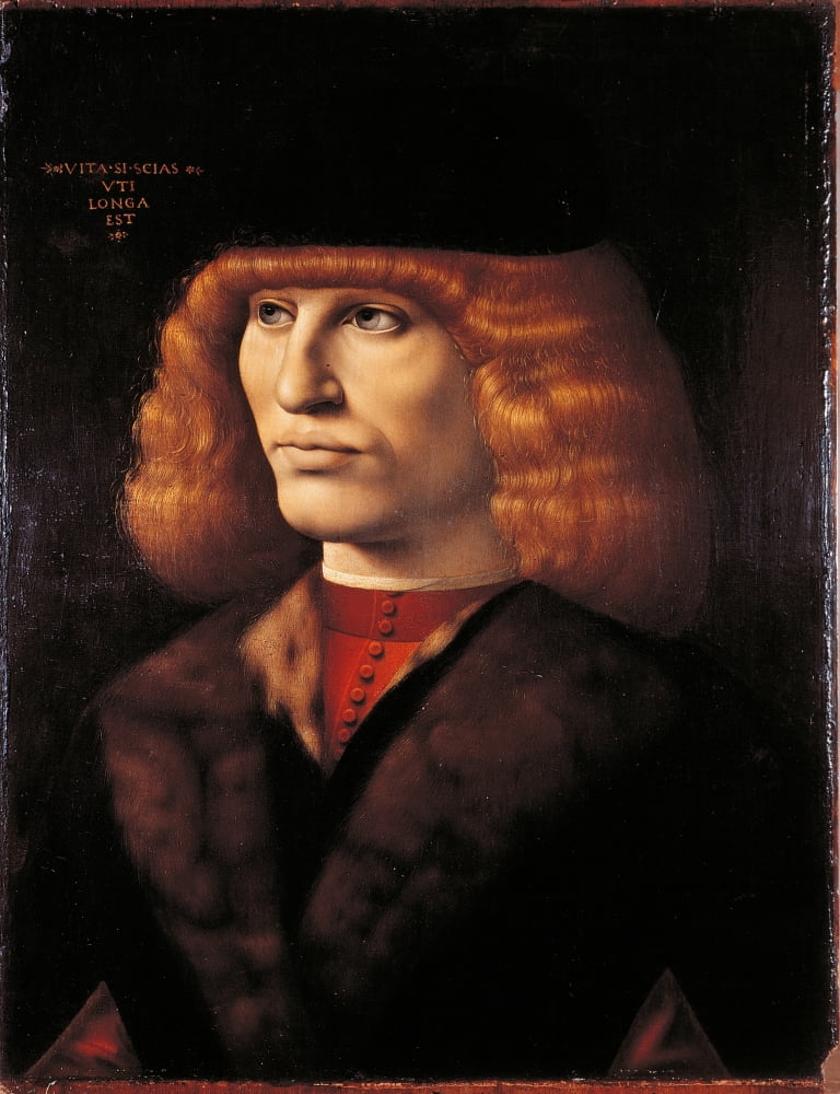 Portrait Of A Young Man Canvas Art - (24 x 36)
