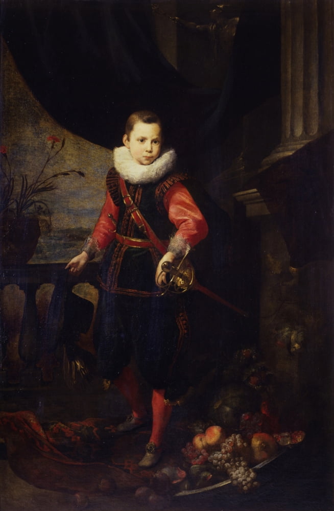 Portrait Of A Young Man Canvas Art - (24 x 36)