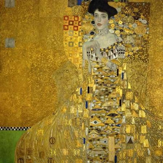 Portrait Of Adele Bloch Bauer I 1907 Canvas Art - Gustav Klimt (24 x 24)