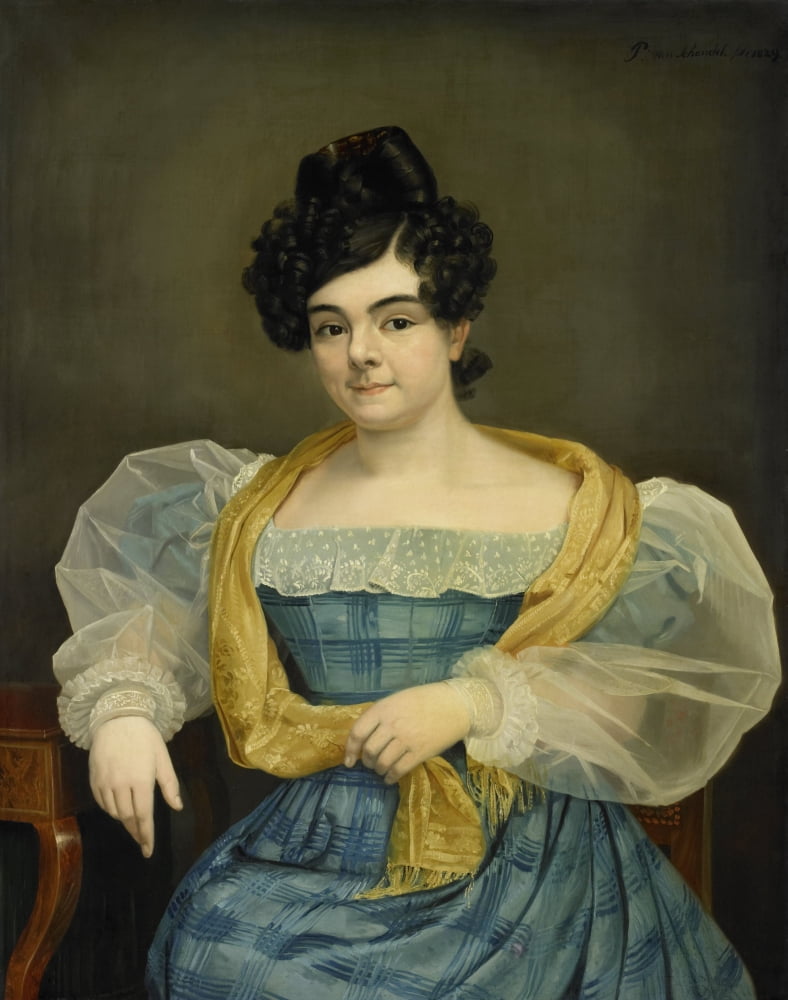 Portrait Of Adriana Johanna Van Wijck Canvas Art - (24 x 36)