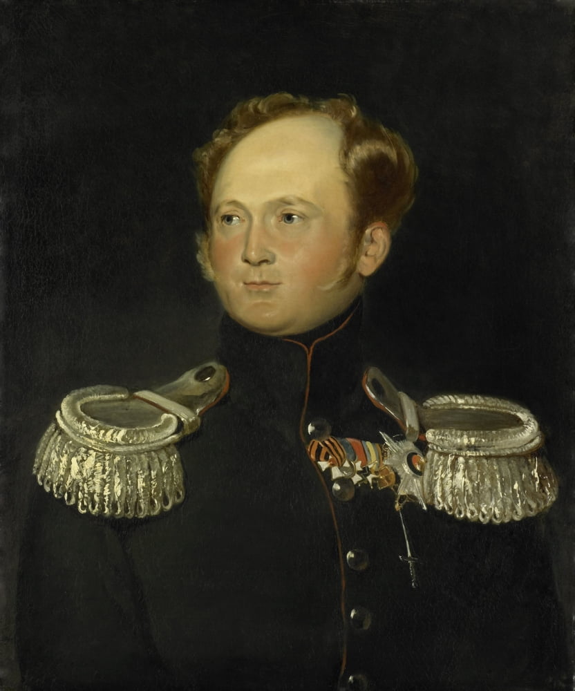 Portrait Of Alexander I Canvas Art -  (18 x 24)