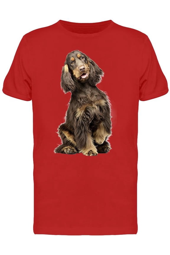 Portrait Of An Adorable Cocker T-Shirt Men -Image by Shutterstock, Male 3X-Large