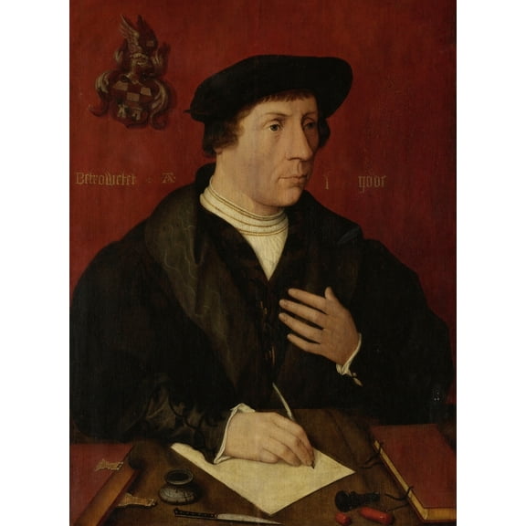 Portrait Of An Anonymous Man Poster Print (24 x 36)