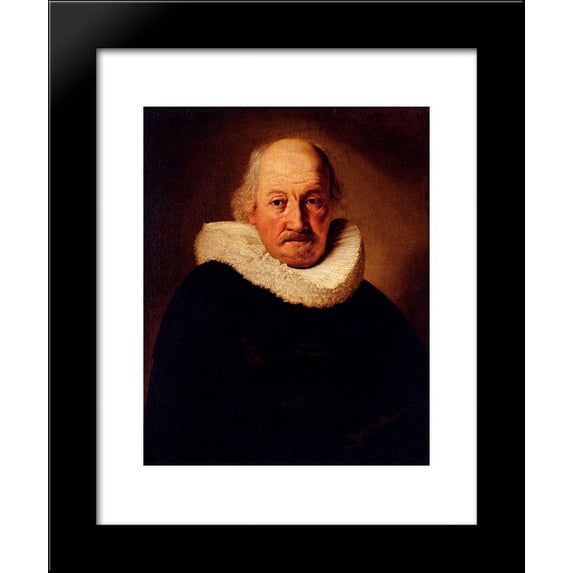 Portrait Of An Old Man 20x24 Framed Art Print by Rembrandt