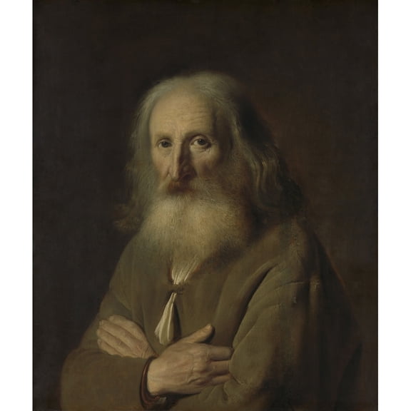 Portrait Of An Old Man Poster Print