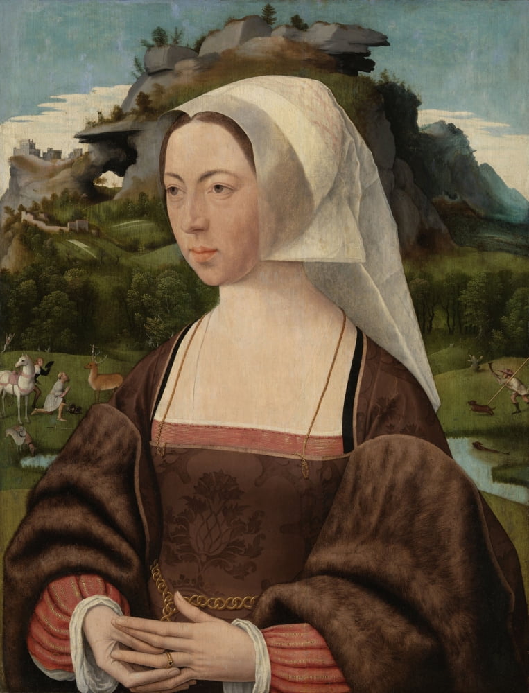 Portrait Of An Unknown Woman Canvas Art - (24 x 36)