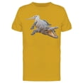 thumbnail image 1 of Portrait Of Angry Crocodile Tee Men's -Image by Shutterstock, 1 of 2
