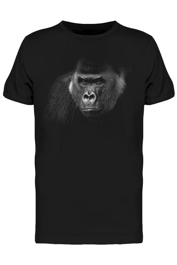 Portrait Of Angry Gorilla   T-Shirt Men -Image by Shutterstock, Male Small
