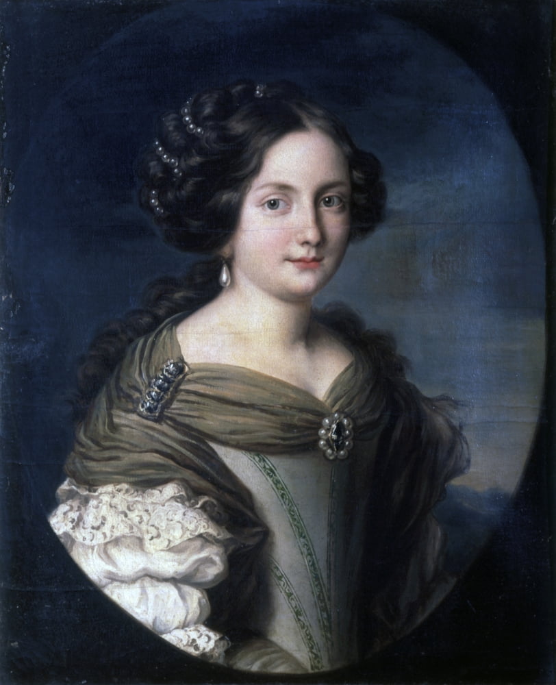 Portrait Of Annamaria Carpegna Naro Canvas Art - (24 x 36)