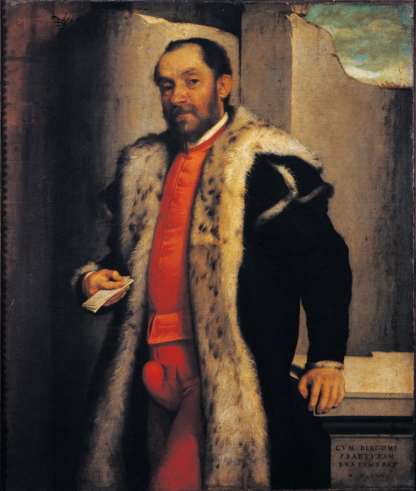 Portrait Of Antonio Navagero Canvas Art - (18 x 24)