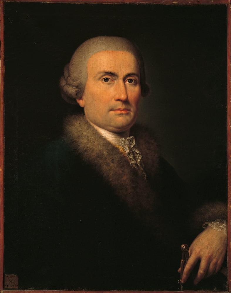 Portrait Of Architect Giuseppe Piermarini (1734 1808) Canvas Art - (18 x 24)
