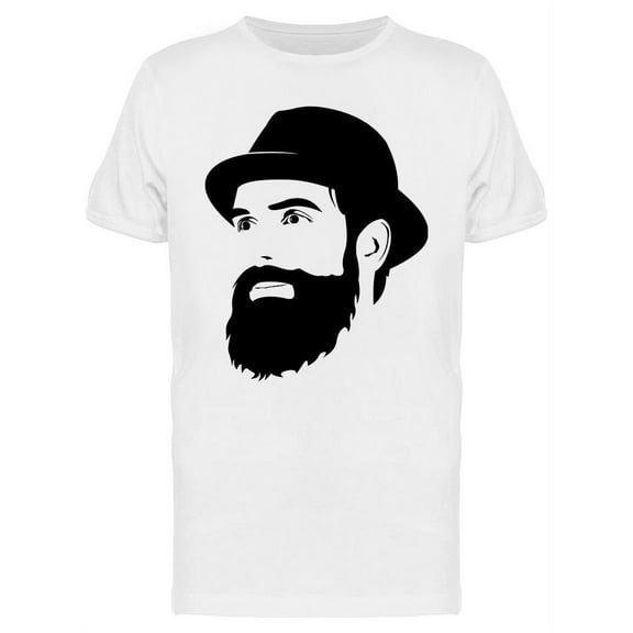 Portrait Of Bearded Dude T-Shirt Men -Image by Shutterstock, Male XX-Large
