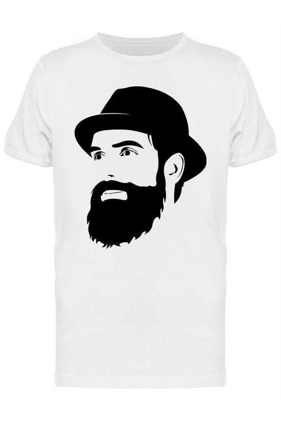 Portrait Of Bearded Dude T-Shirt Men -Image by Shutterstock, Male x-Large