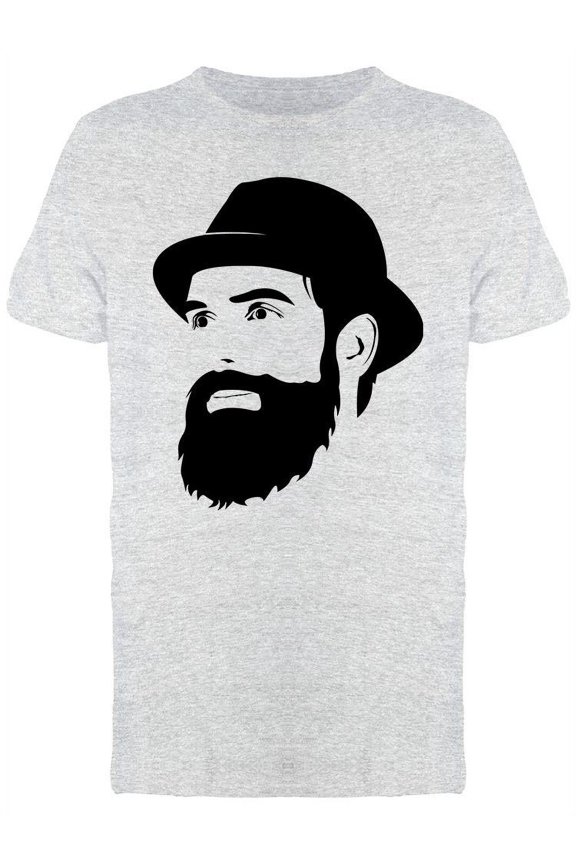 Portrait Of Bearded Dude T-Shirt Men -Image by Shutterstock, Male x-Large