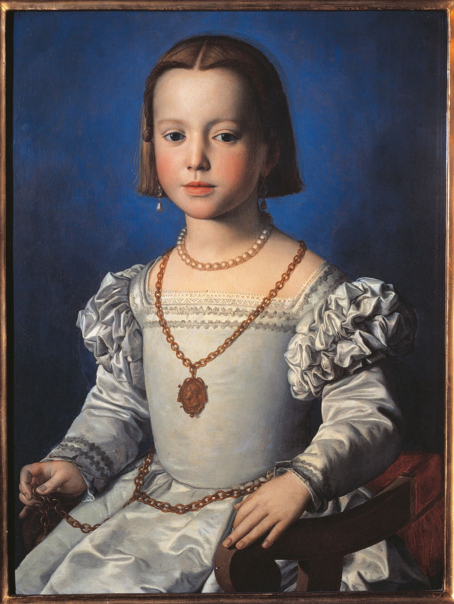 Portrait Of Bia De Medici Canvas Art - (24 x 36)