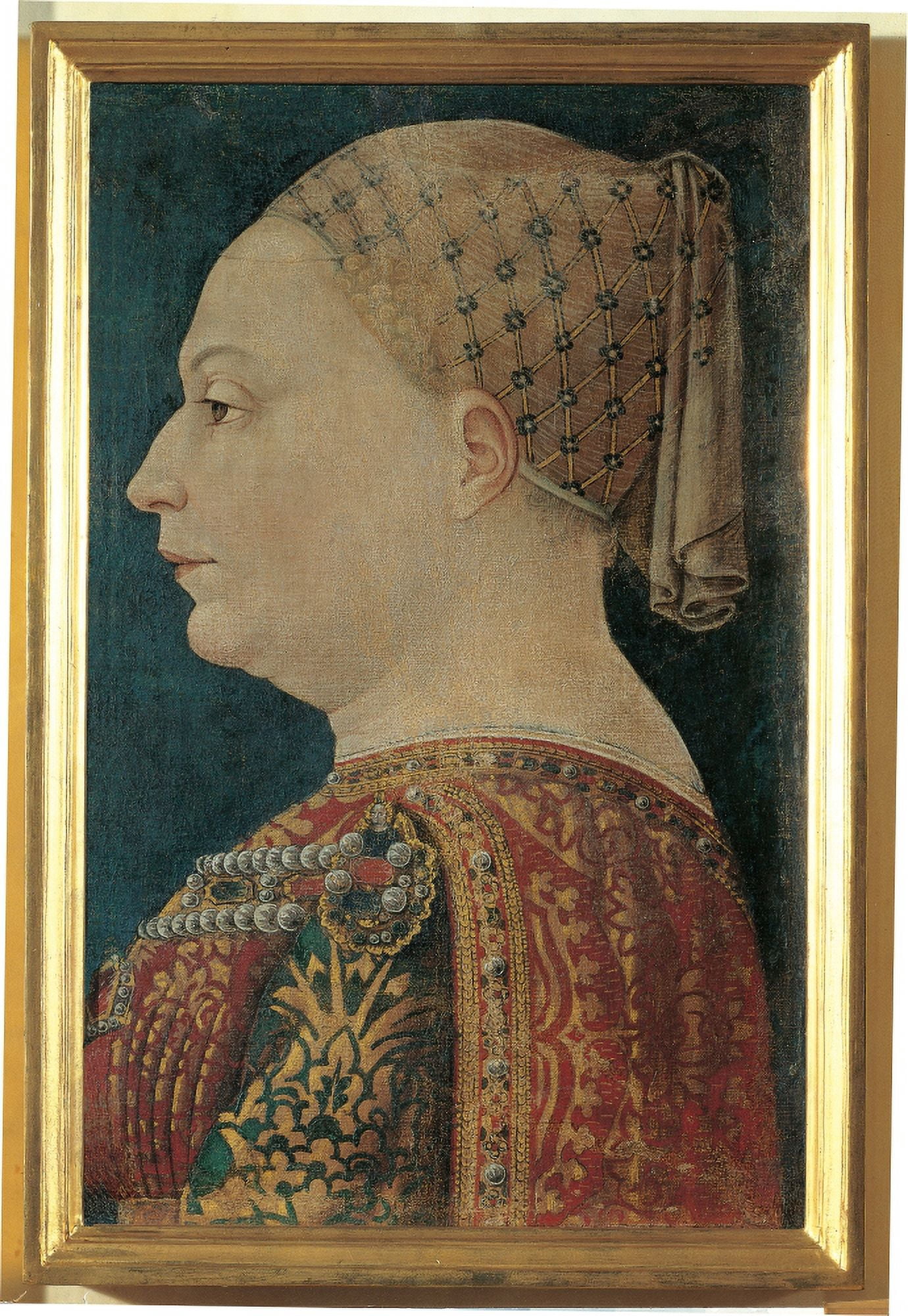 Portrait Of Bianca Maria Sforza Canvas Art -  (24 x 36)