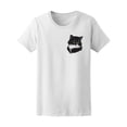thumbnail image 1 of Portrait Of Black Cat Green Eyes T-Shirt Women -Image by Shutterstock, Female x-Large, 1 of 2