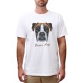 thumbnail image 1 of Portrait Of Boxer Dog Print Cotton Short Sleeves Round neck Men T-shirt MTS_00 S, 1 of 1