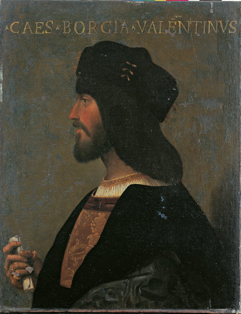 Portrait Of Cesare Borgia Canvas Art - (24 x 36)