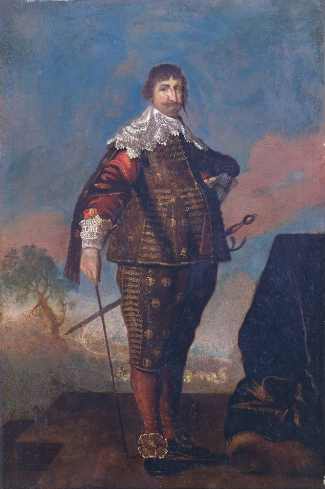 Portrait Of Christian Iv Of Denmark Canvas Art -  (18 x 24)