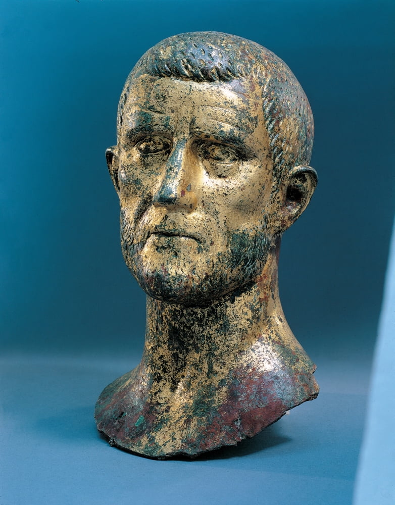 Portrait Of Claudius Gothicus Canvas Art - (18 x 24)