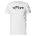 thumbnail image 1 of Portrait Of Cod Fish Sketch T-Shirt Men -Image by Shutterstock, Male 4X-Large, 1 of 2