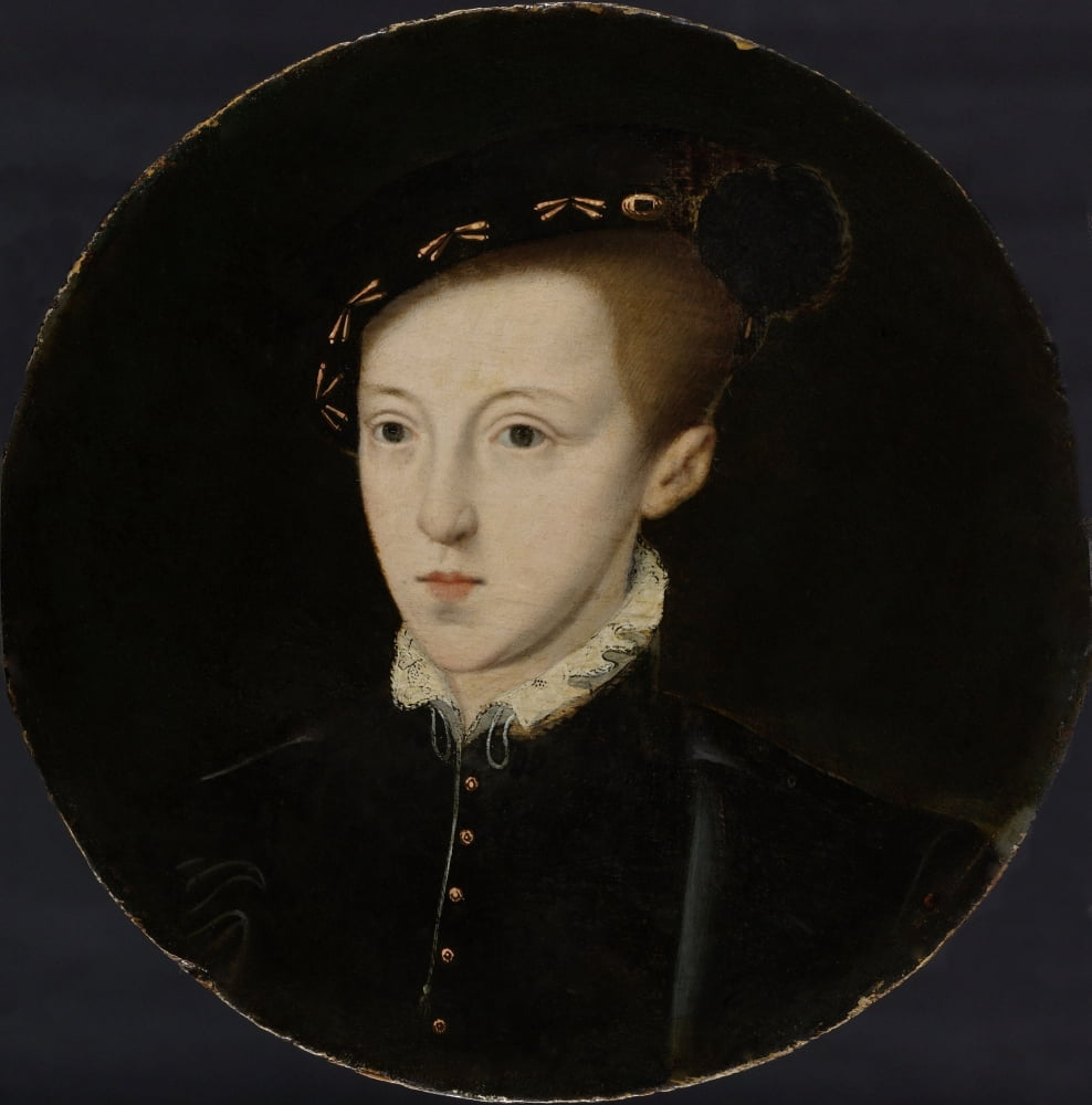 Portrait Of Edward Vi (1537-1553) Canvas Art - (18 x 24)